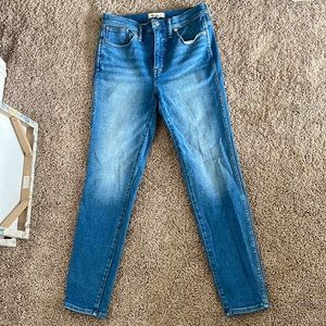 Madewell 10 inch High-Rise Skinny Crop Jeans